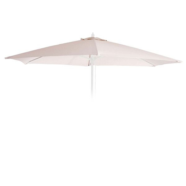 Housse de rechange Mendler pour parasol Florida, housse de rechange pour housse de parasol, Ø 3m polyester 6 lattes, crème, 70427