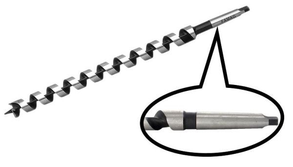 Foret à vis Famag WS avec queue MK 2, Ø extérieur: 14 mm, longueur totale: 650 mm, 1492.614.00