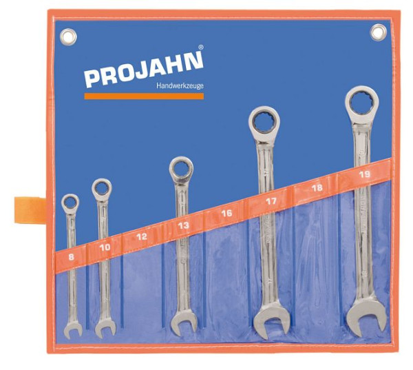 Jeu de clés Projahn GearTech, étui enroulable 5 pièces, 9981