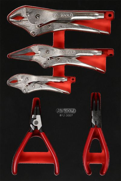 KS Tools PERFORMANCEplus jeu d'outils, 7 pièces, pinces, 812.0007