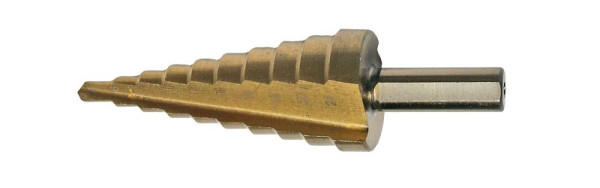 Foret étagé en acier SW, HSS-G TiN, 4-22 mm, emballage libre-service, 82411SB