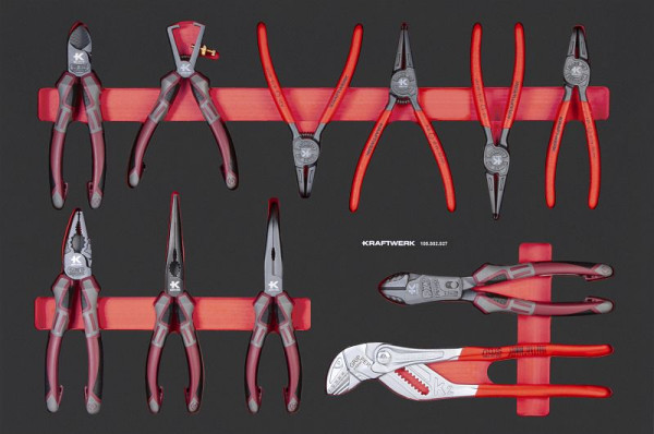 Kraftwerk PRO LINE EVA jeu de pinces 60x40 11 pièces, 105.502.027