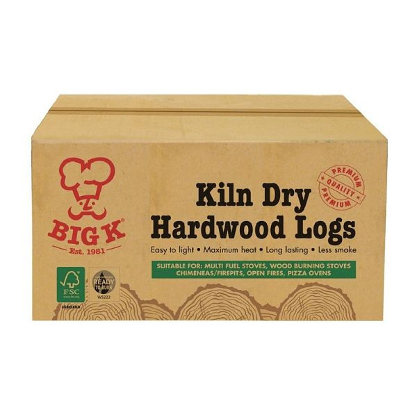 Bois dur séché au four Big K FSC 8 kg, FJ728