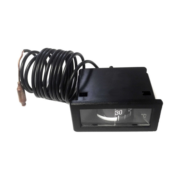 Thermomètre déporté Solarbayer carré 58 x 25, avec ligne capillaire 1,5 m, 130030120