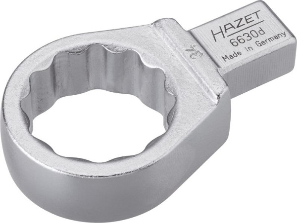 Clé polygonale à insert Hazet, insert carré 14 x 18 mm, profil de traction double hexagonal externe, 34 mm, 6630D-34