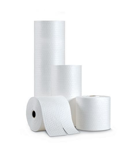 Rouleau de non-tissé absorbant DENSORB Economy, version "Oil", Heavy, 38 cm x 45 m, UE : 2 pièces, 173-860