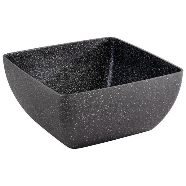 Bol APS "FROSTFIRE", aluminium, revêtement antiadhésif, 25 x 25 cm, hauteur 12 cm, 3,8 litres, noir-argent, 30504