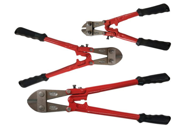 VaGo-Tools coupe-boulons ciseaux à boulons pince coupante latérale 300 350 450mm jeu de 3 pièces, 235-003/035/045 1_kv chacun
