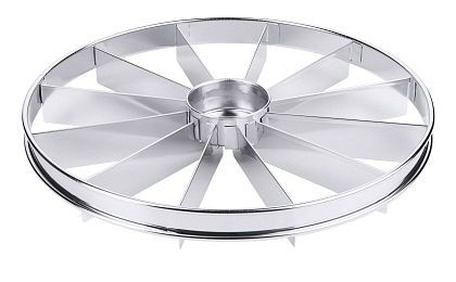 Diviseur à gâteau Contacto, 12 pièces en acier inoxydable, 696/012