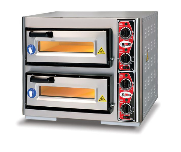 Four à pizza GMG CLASSIC PF 4040 DE4, 2 chambres de cuisson, PF4040DE4