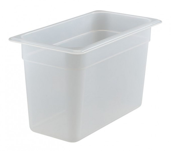 Lot de 6 récipients Gastronorm en polypropylène translucide Cambro 6,9 L 38PP190