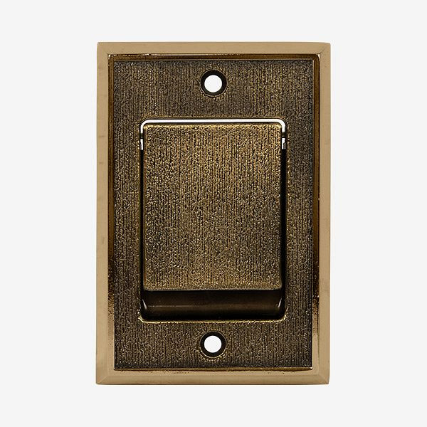 HKW RUSTIC - Prise d'aspiration en métal pour installation au sol, bronze, 30802B