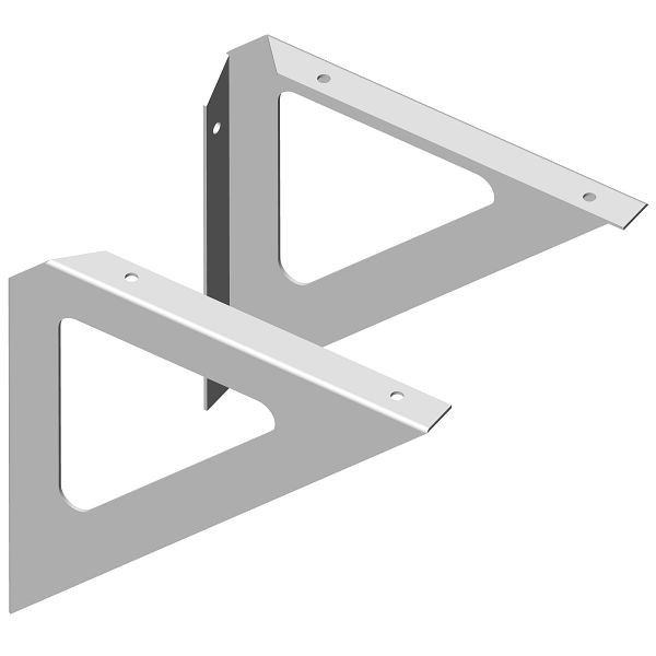 Système d'éléments DECOCONSOLE TRIANGLE, 190x190 mm, BLANC, UE: 20 pièces, 10900-00000