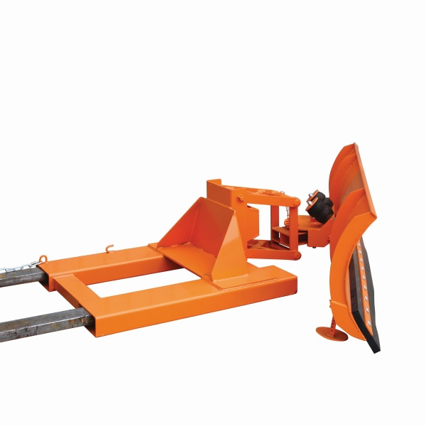 Chasse-neige industriel Eichinger avec réglage de niveau, poche d'entraînement en dessous, largeur de lame 1500 mm, orange pur, caoutchouc, 20730100000001