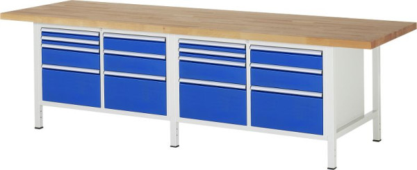 Etabli RAU série 8000 - modèle 8476, L3000 x P900 x H840-1040 mm, 13-8476A2-309B4H.11