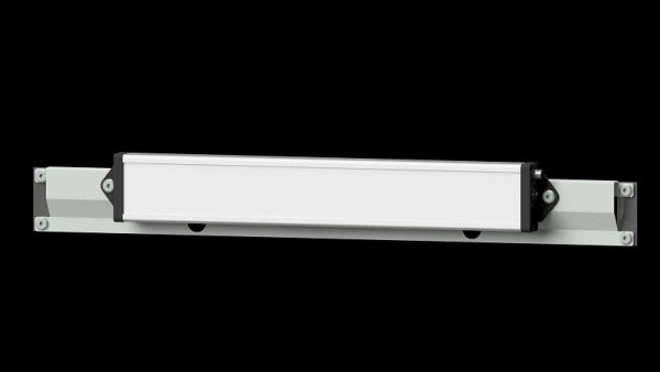 Structure du système d'éclairage pour établi ANKE, 545 x 85 x 35 mm, RAL 7035, éclairage système à LED pour établis 820 mm, 960.926
