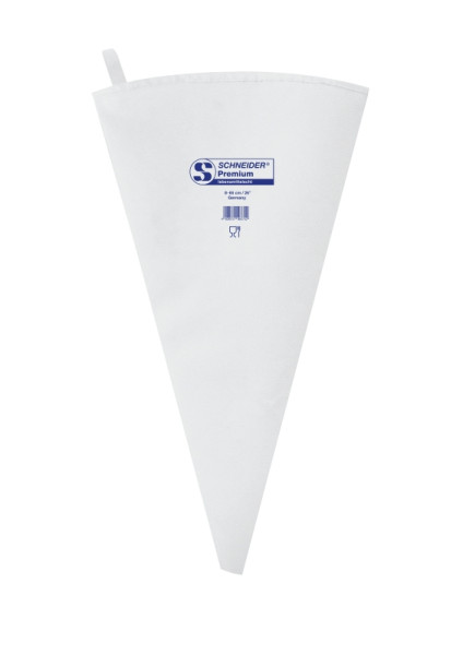 Poche à douille Schneider, 8-65 cm, "Premium" en bleu, collée, 350258