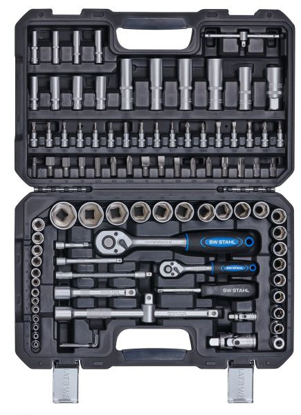 Jeu de clés à douille SW en acier, 1/4", 1/2", 97 pièces, 07797L