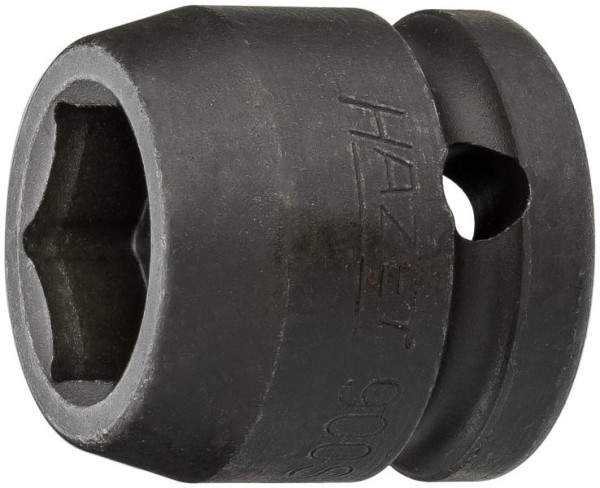 Impact Hazet, douille tournevis machine, 6 pans, carré creux 12,5 mm, 17 mm, version extra courte, 900SK-17