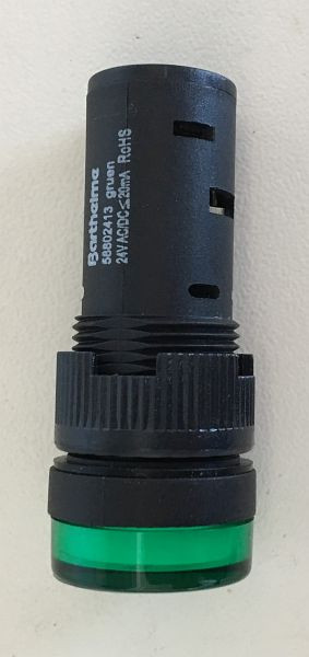 ELMAG Feu de signalisation LED vert 24V AC/DC EBD 16mm, pour GBM 4/40 SGA + GBM 4/50 SGA, 9802228