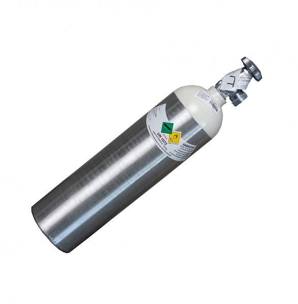 Bouteille d'oxygène MBS Medizintechnik 2 litres remplie d'aluminium med O2, 533027