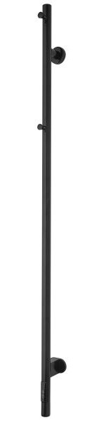 Sèche-serviettes électrique TVS ELDO 1, noir, avec minuterie, 1400 x 60 mm, ELDO1-SO