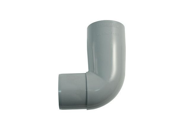Coude Marley 87°, DN 75 gris, 073422