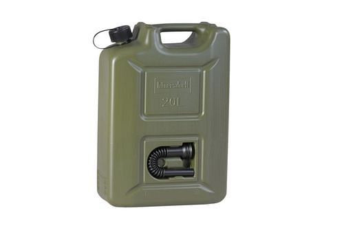 DENIOS bidon de carburant PROFI, 20 litres, olive, lot de 3, 308362