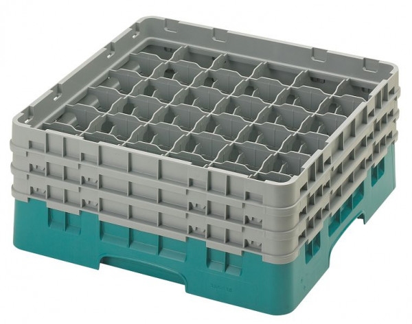 Panier de lavage Cambro 36 compartiments Camrack® 17,4 cm turquoise, SU: 3 pièces, 36S638414