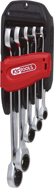 KS Tools GEARplus jeu de clés mixtes à cliquet, 5 pièces 8-19 mm, 503.4255