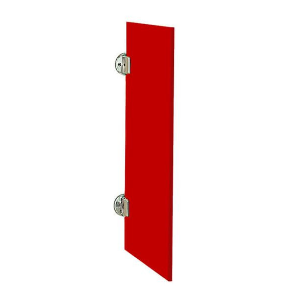 KEMMLIT Cloison d'urinoir exclusive Ancona en verre ES, rouge framboise, 205.487