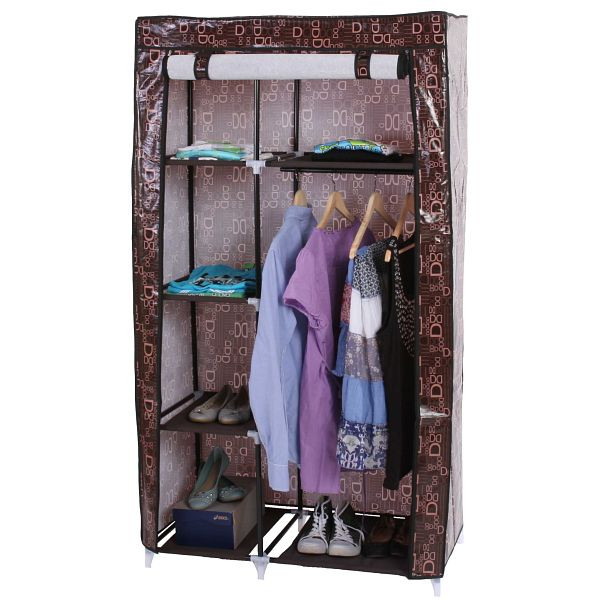 Mendler armoire pliante armoire de camping armoire en tissu armoire 163x89x43cm, 38267