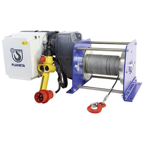 Treuil à câble électrique Planeta type PFW-C 500 W comme treuil de levage pour le transport de matériel, 230 V, H62119