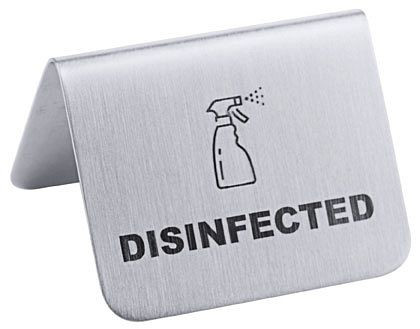 Panneau de contact DÉSINFECTÉ, 1053/044