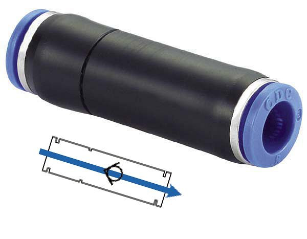 temporisateur B-RGV-4-KU, fonction anti-retour Raccord droit, tuyau Ø : 4 mm, UE : 10 pièces, 03170210