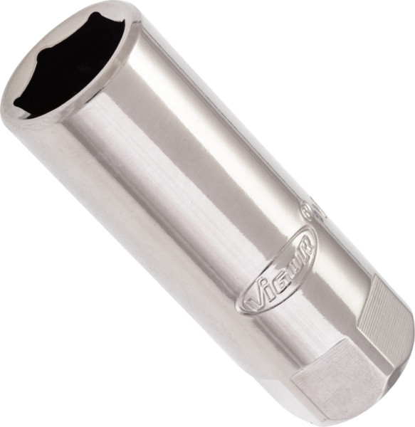 Insert de bougie d'allumage VIGOR, carré creux 12,5 mm (1/2 pouce), profil hexagonal extérieur, 16 mm, V2578N