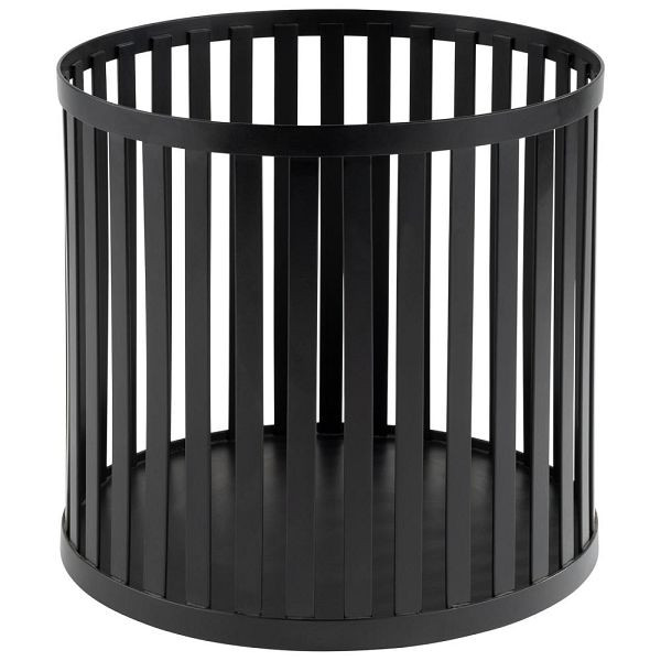 Panier/support APS -APS PLUS- en noir, Ø 21 cm, hauteur : 20 cm, 15337