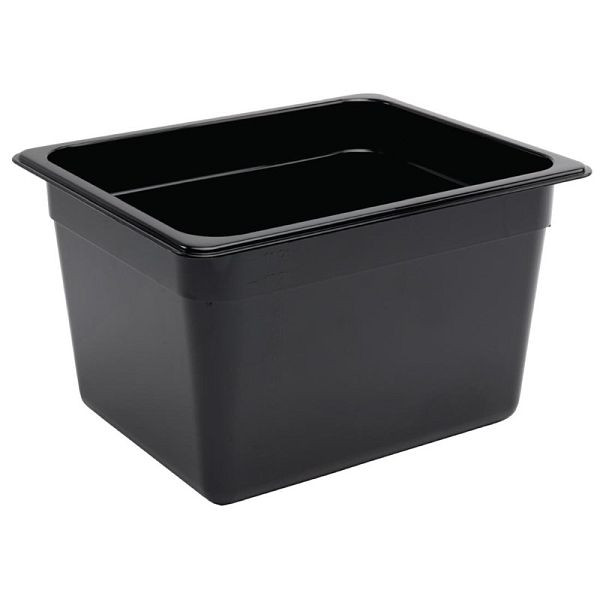 Bac GN Vogue GN1 / 2 noir 200mm, U461
