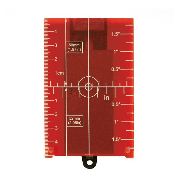 Tableau cible proNIVO, faisceaux laser rouges, 205-TARGET