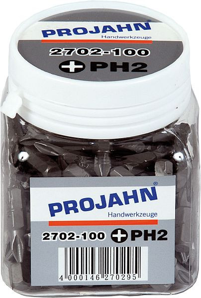 Embout Projahn 1/4" L25 mm Pozidriv Nr 3 pack de 100, 2713-100