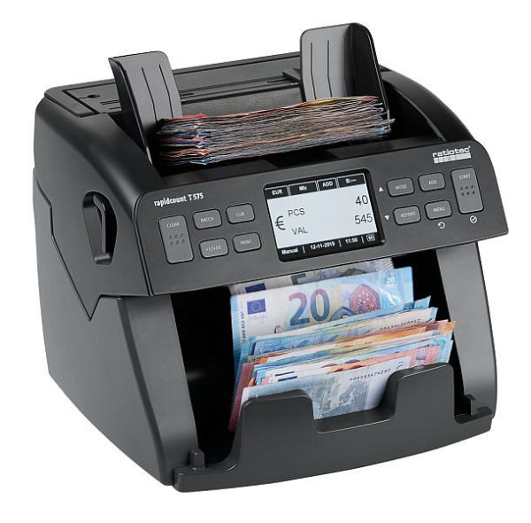 Compteur de pièces et de valeurs Ratiotec rapidcount T575, 947217