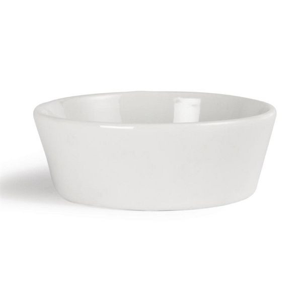 Bol d'amusement rond en porcelaine blanche OLYMPIA 7.5cm, UE: 12 pièces, Y135