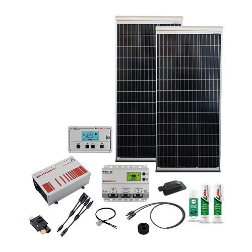 Kit caravane Phaesun Base Camp Aero MPPT DC240W AC400W / 12V, 600478