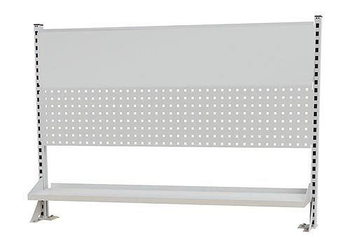 Structure multi-parois Bedrunka+Hirth largeur 1500, 1x paroi magnétique, 1x paroi perforée, 1x étagère dimensions en mm (LxH) : 1500 x 1250, 03.900.15.32