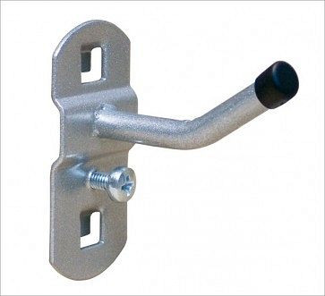 Crochet ADB pour écrous avec extrémité de crochet inclinée, adapté aux trous Euro (10x10mm / 38x38mm), Ø : 6mm, 40mm, coudé à 45°, 23132