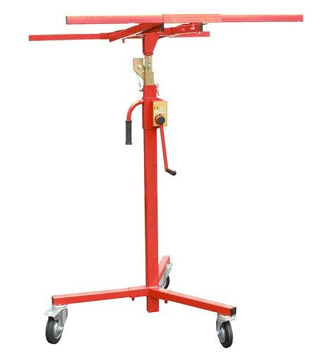 Élévateur à panneaux MMXX, rouge, revêtement par poudre 151-342 cm, charge maximale 50 kg, 77006