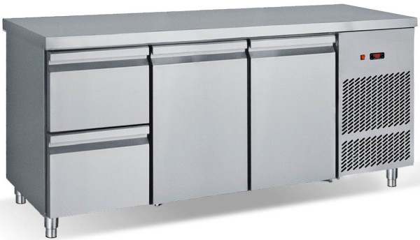 Table réfrigérante Saro, 2 tiroirs + 2 portes modèle PG 185 1S2P, 496-1350