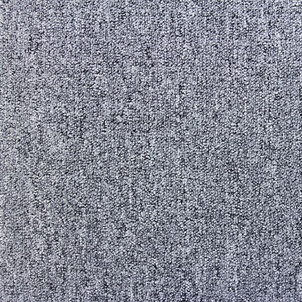 Dalles de moquette KuKoo 50 x 50 cm gris platine, lot de 20, 24910