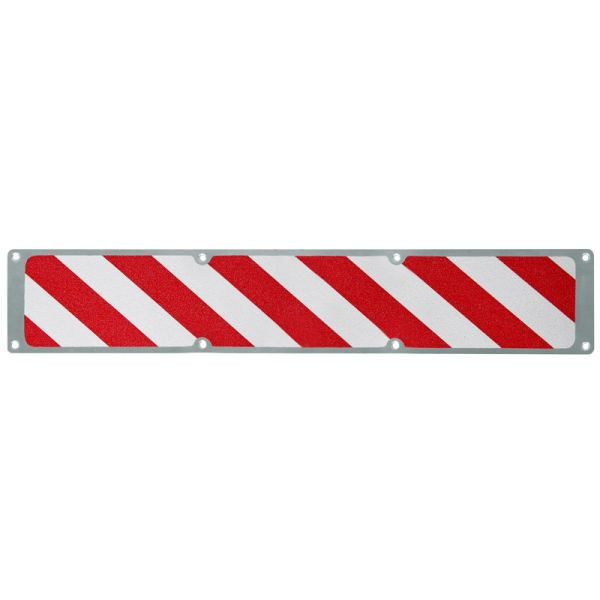 Pantalon de farine plaque antidérapante aluminium avec revêtement antidérapant m2, rouge/blanc 114x1000mm, APM1YF2