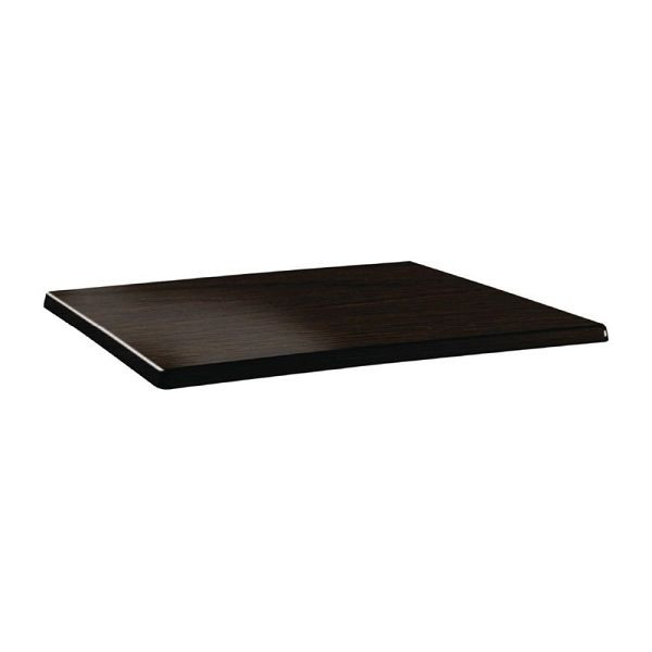 Topalit Classic Line plateau de table rectangulaire wengé 120 x 80cm, DR926